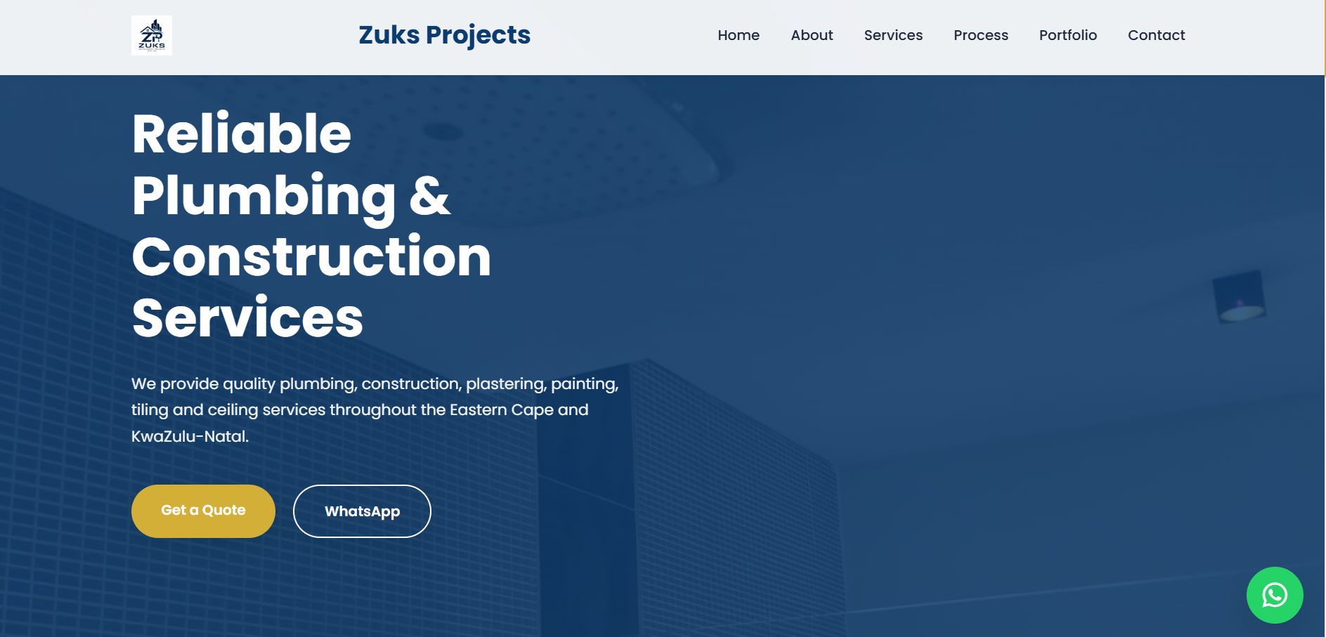 Zuks website screenshot